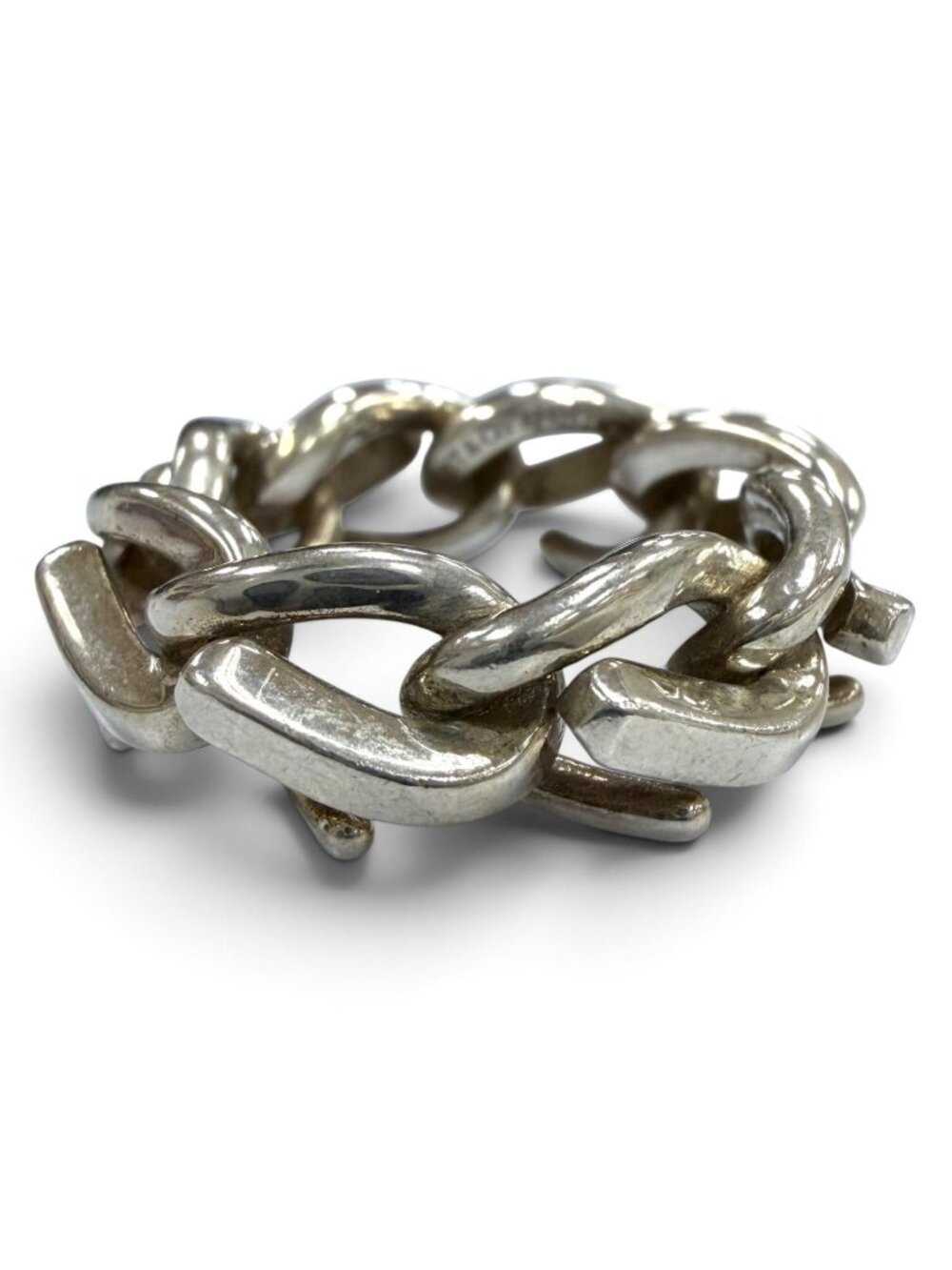 Tiffany & Co Forge Link Ring Silver